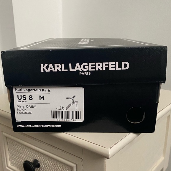 Karl Lagerfeld Paris The Daisy Suede Sandal - Picture 4 of 15